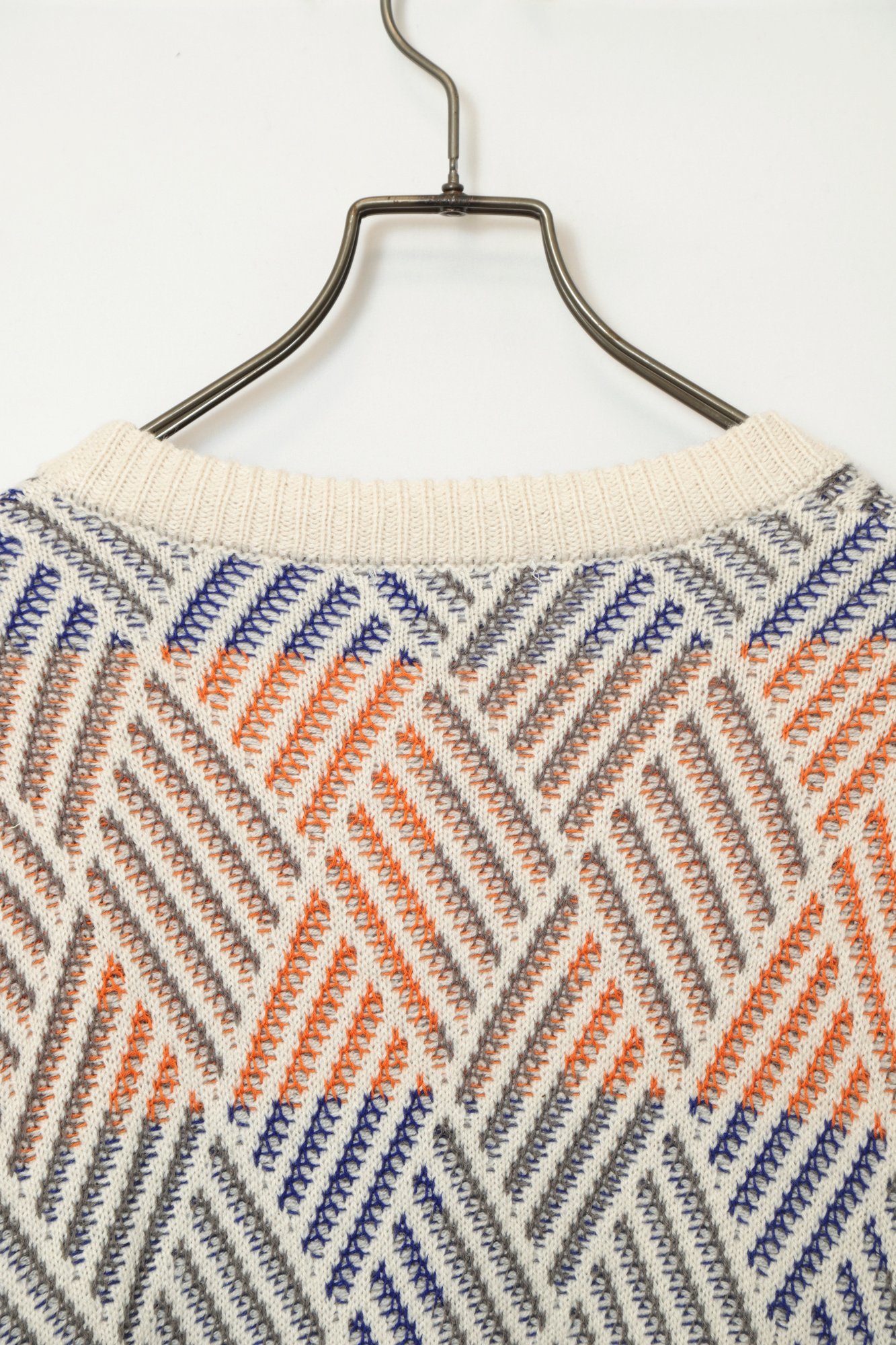 VINTAGE JAQUARD KNIT CARDIGAN/L - 画像 (6)