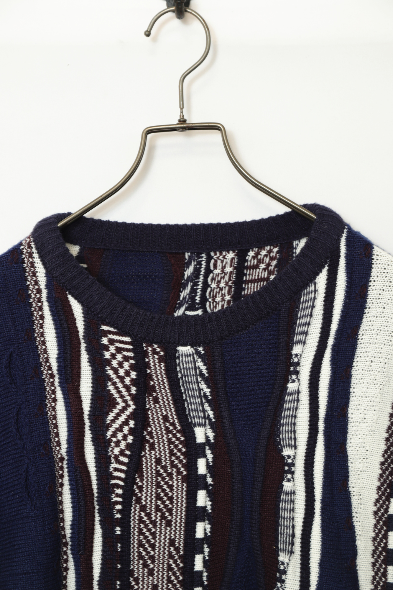 Alternative view of VINTAGE JAQUARD KNIT SWEATER/L