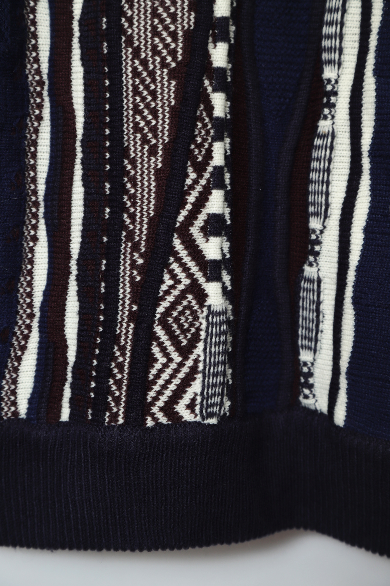 VINTAGE JAQUARD KNIT SWEATER/L - 画像 (4)