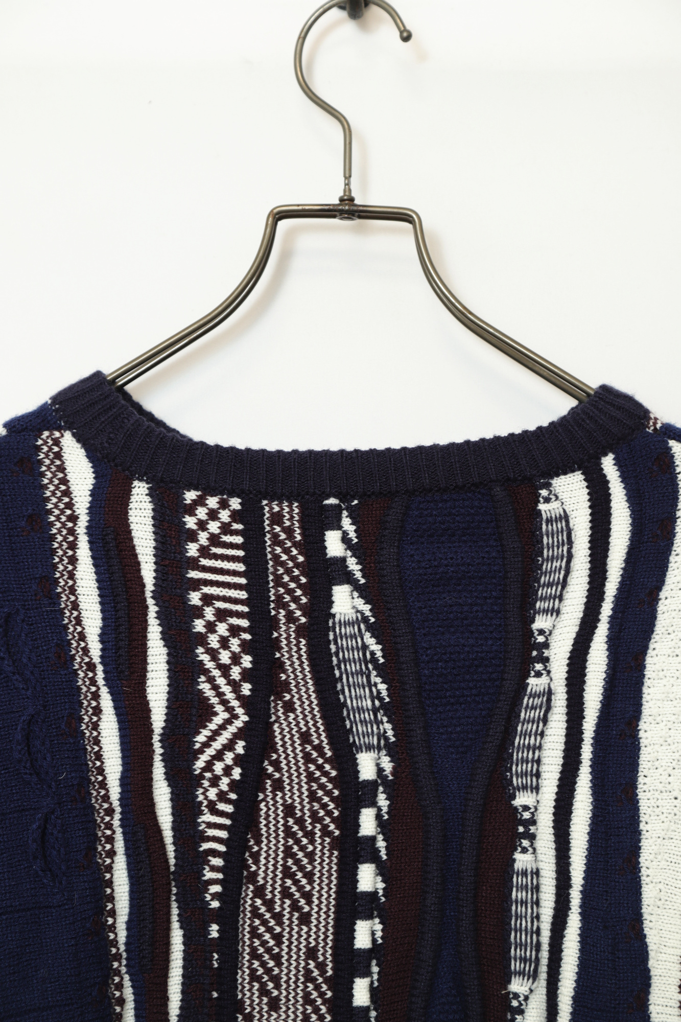 VINTAGE JAQUARD KNIT SWEATER/L - 画像 (6)