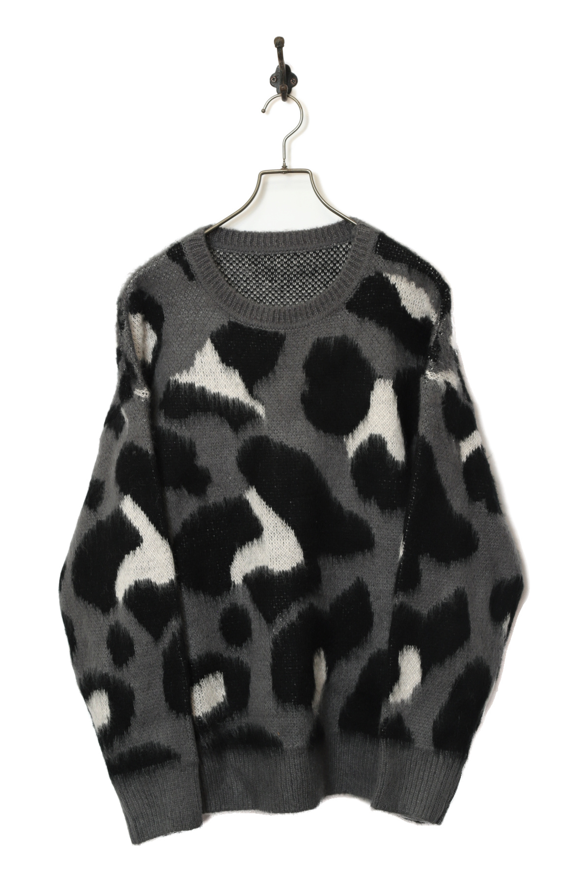 VINTAGE JAQUARD KNIT SWEATER/XL