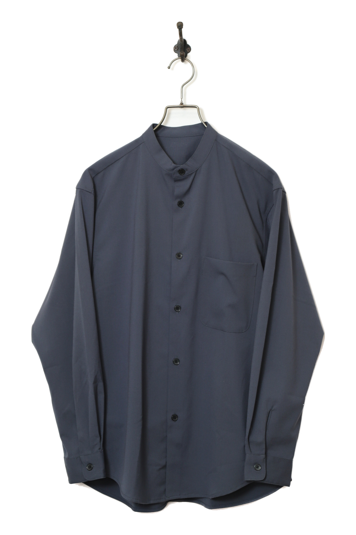 VINTAGE STAND COLLAR SHIRT/L