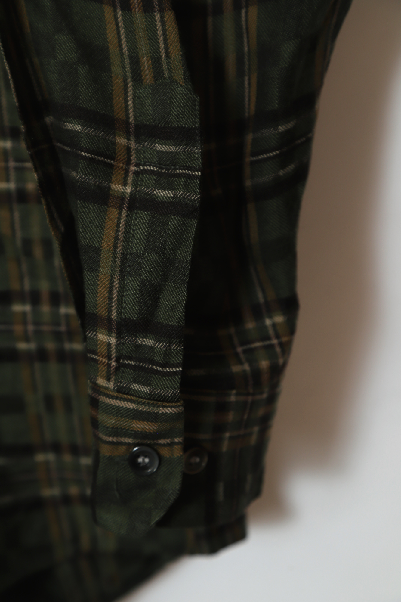 VINTAGE WOOLY CHECK SHIRT/L - 画像 (4)
