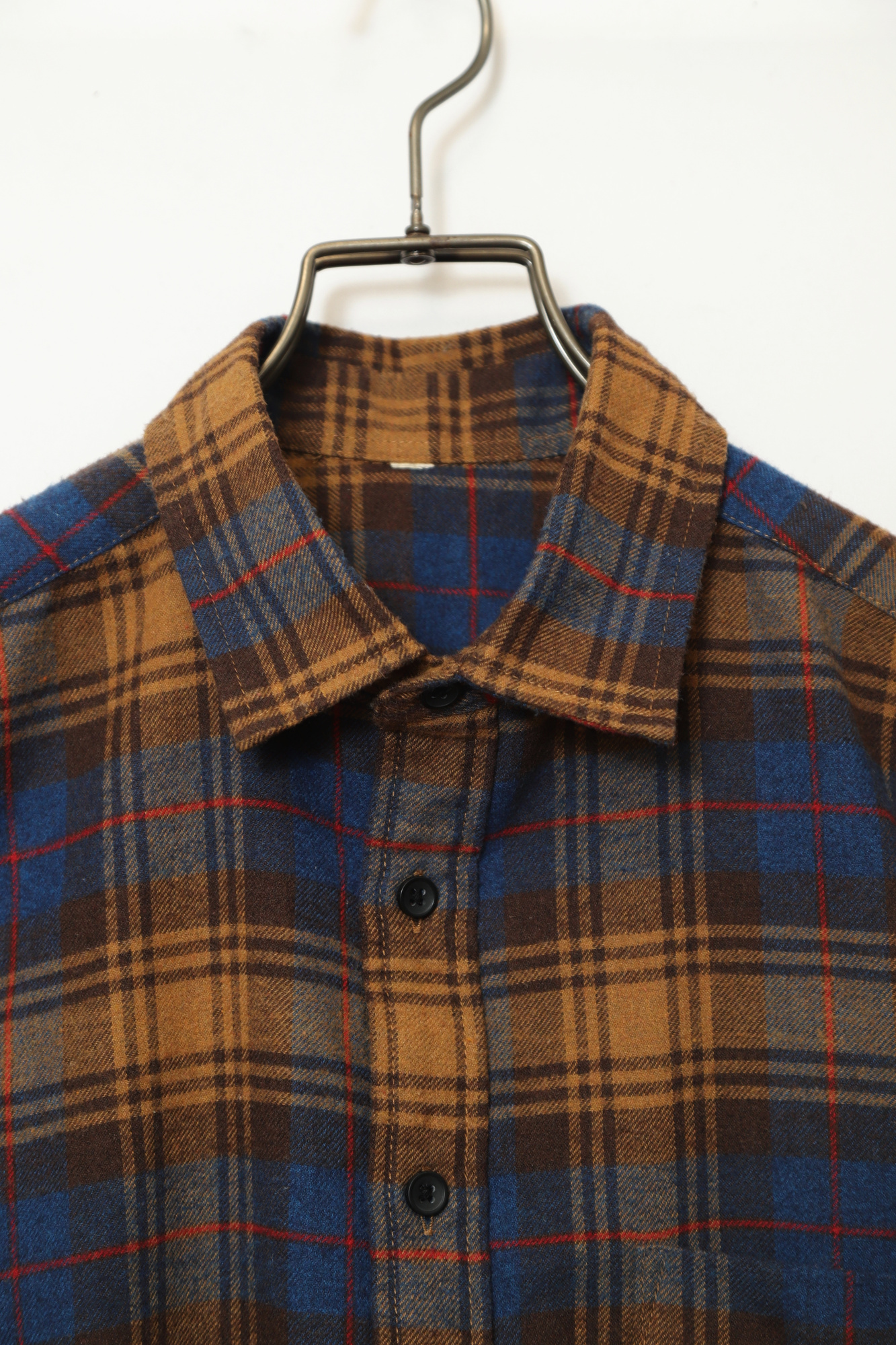 Alternative view of VINTAGE WOOLY CHECK SHIRT/L