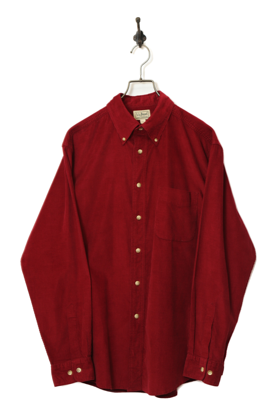 USED L.L.BEAN BUTTON DOWN CORDUROY SHIRT/M