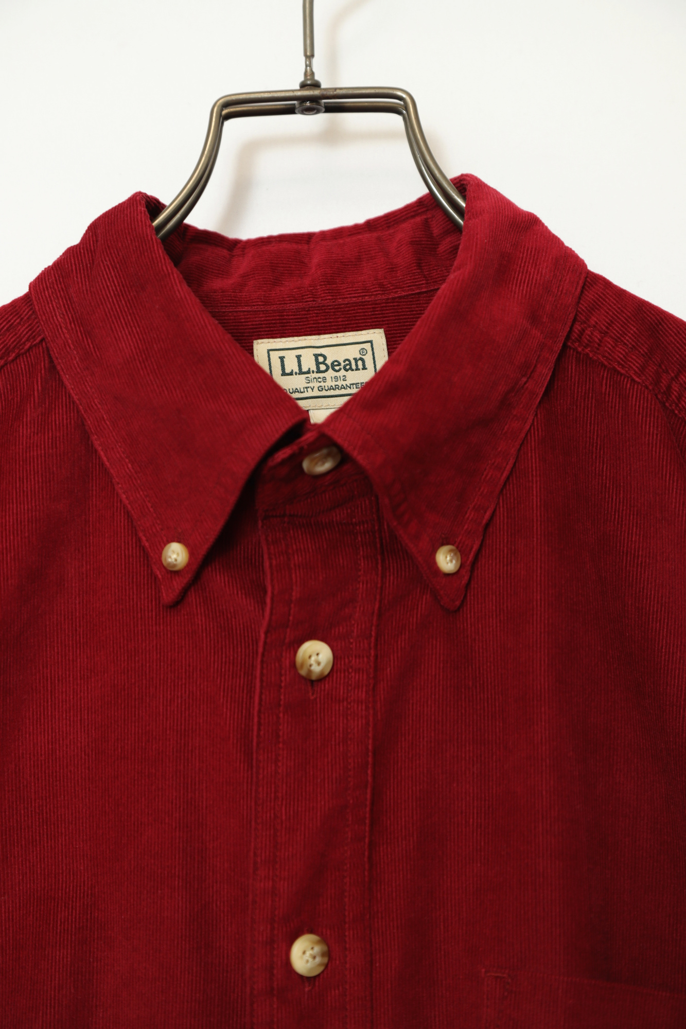 Alternative view of USED L.L.BEAN BUTTON DOWN CORDUROY SHIRT/M