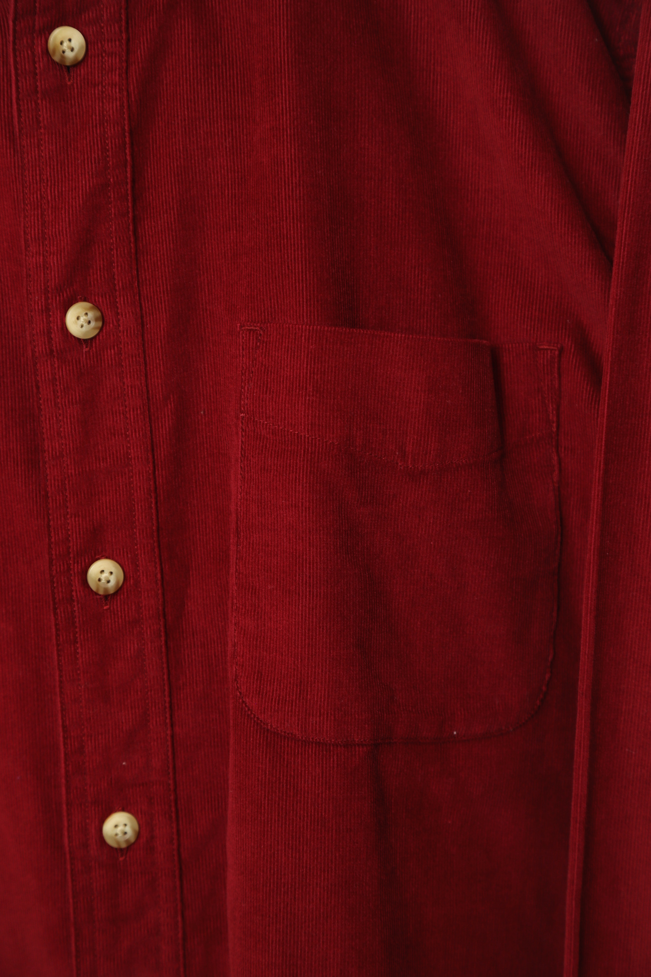 USED L.L.BEAN BUTTON DOWN CORDUROY SHIRT/M - 画像 (4)