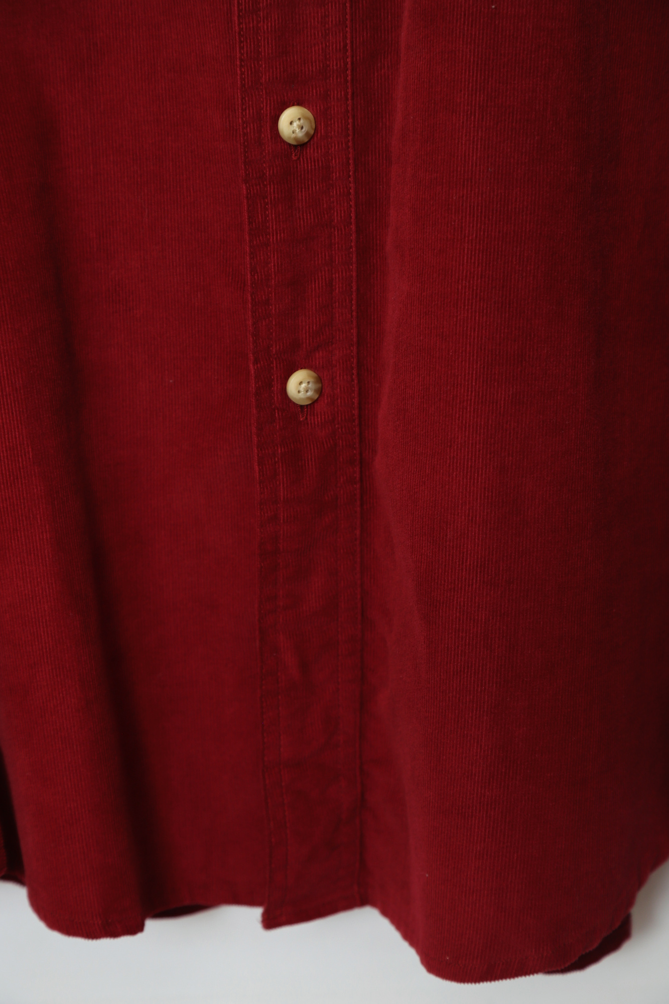 USED L.L.BEAN BUTTON DOWN CORDUROY SHIRT/M - 画像 (6)