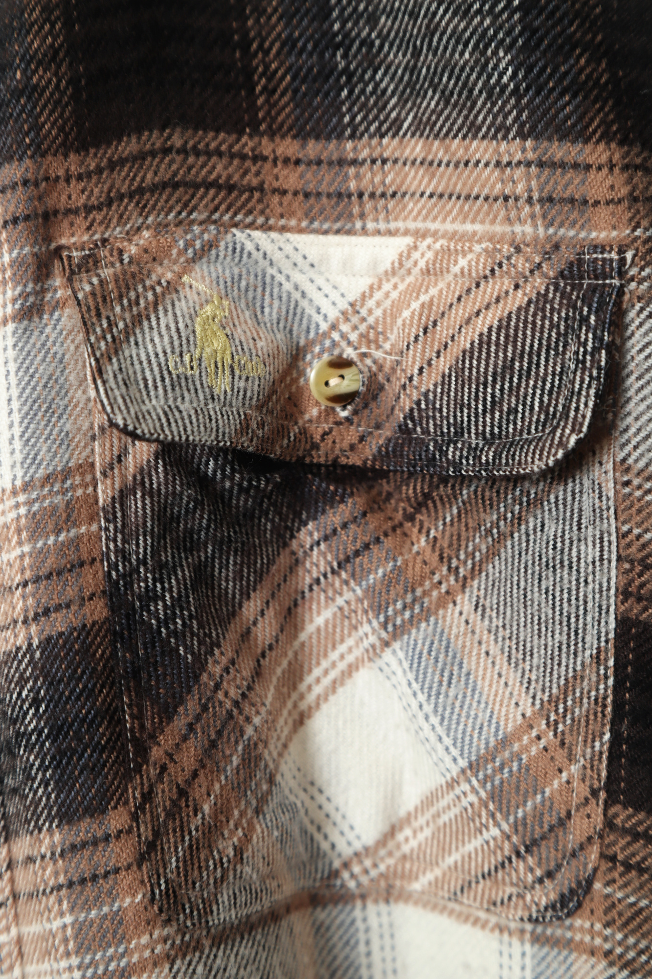 USED WOOLY CHECK SHIRT/L - 画像 (3)