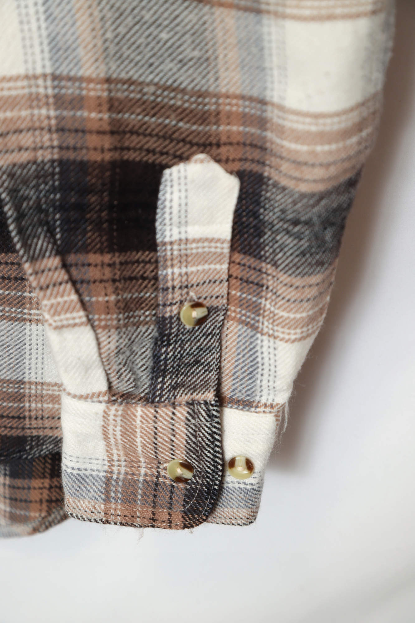 USED WOOLY CHECK SHIRT/L - 画像 (4)