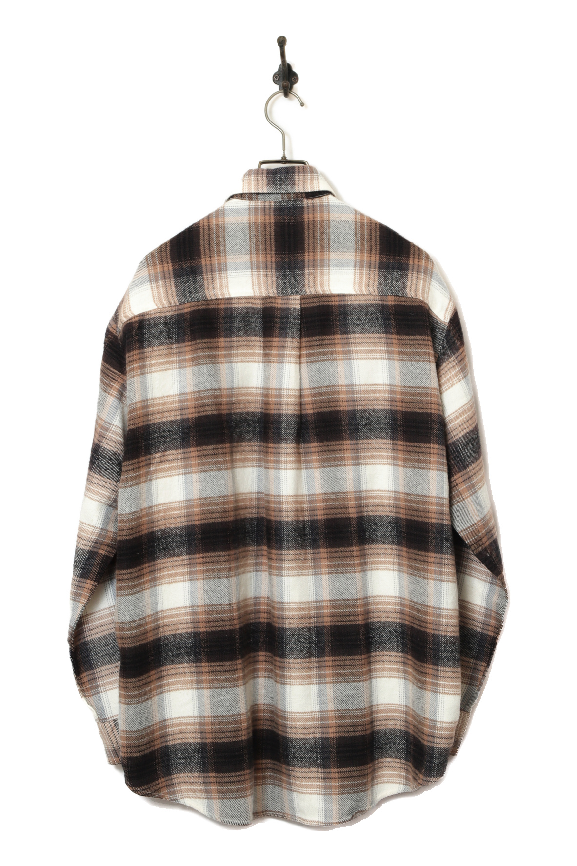 USED WOOLY CHECK SHIRT/L - 画像 (6)