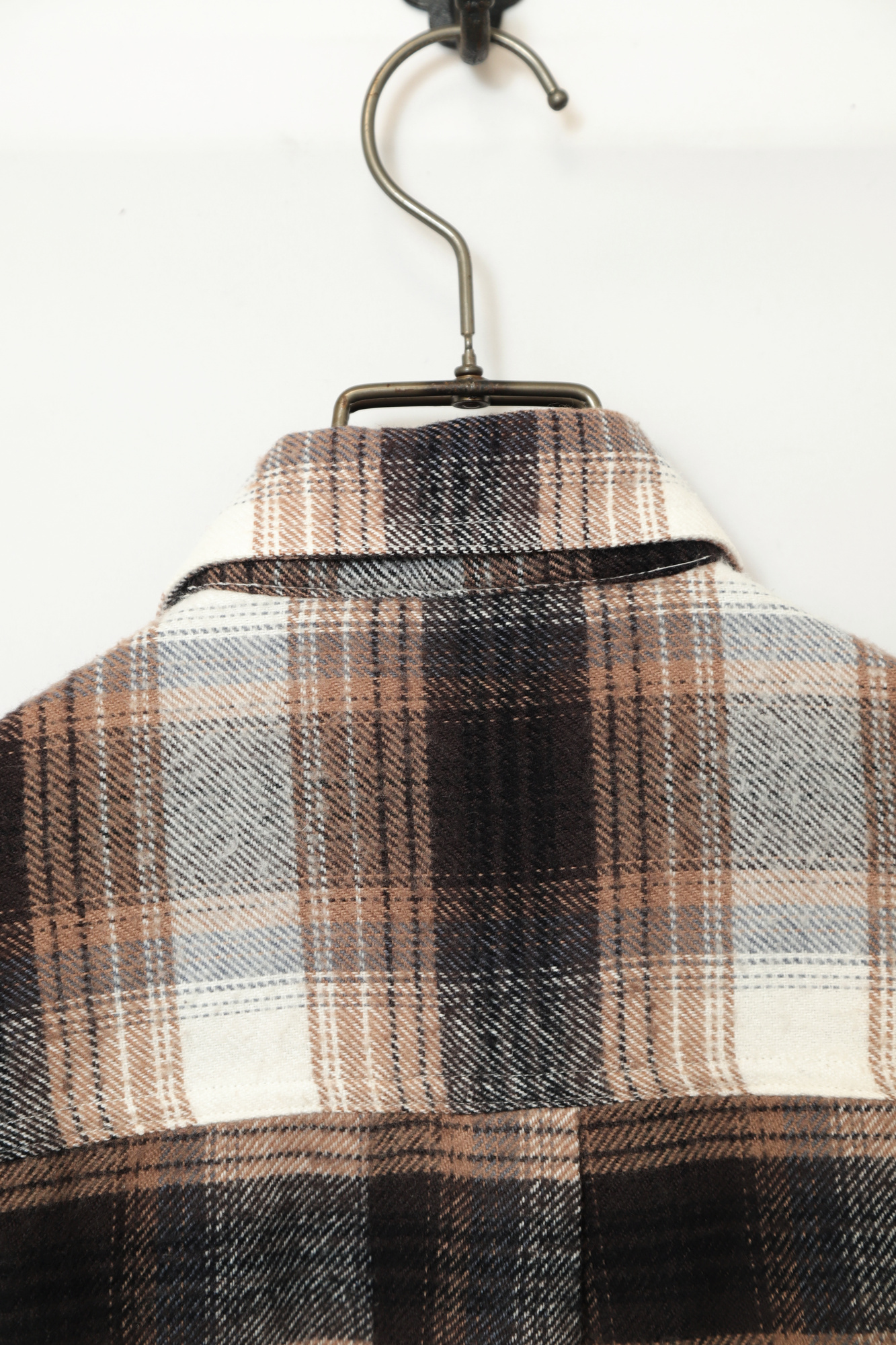 USED WOOLY CHECK SHIRT/L - 画像 (7)