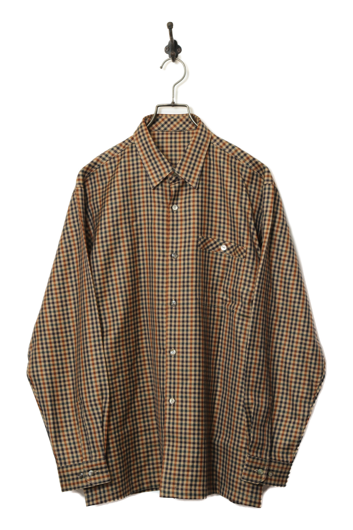 VINTAGE CHECK SHIRT/L