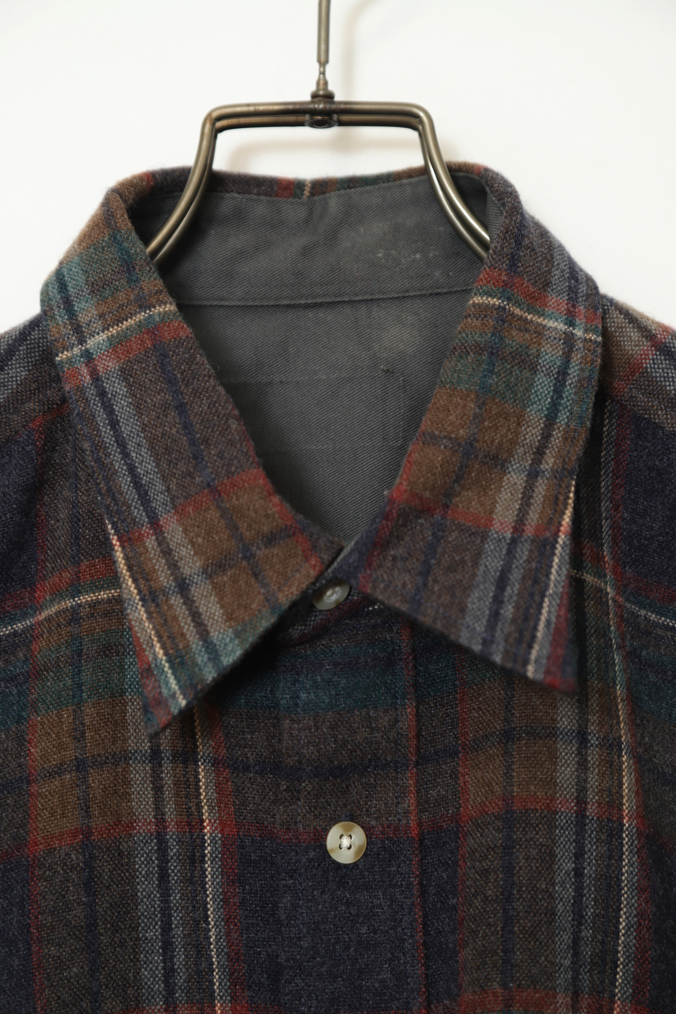 Alternative view of VINTAGE WOOLY CHECK SHIRT/L