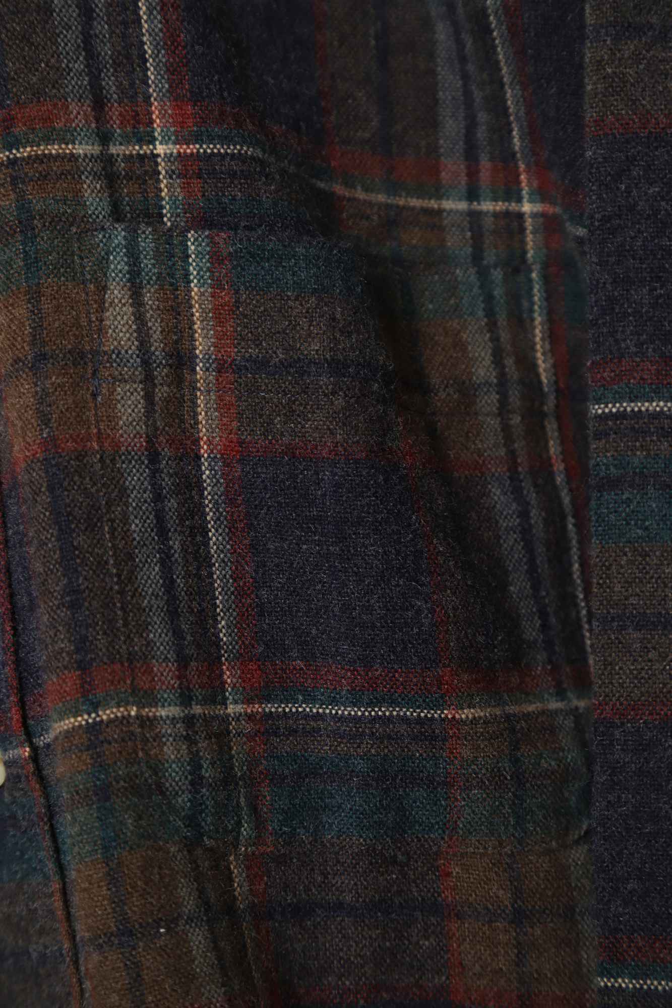 VINTAGE WOOLY CHECK SHIRT/L - 画像 (3)