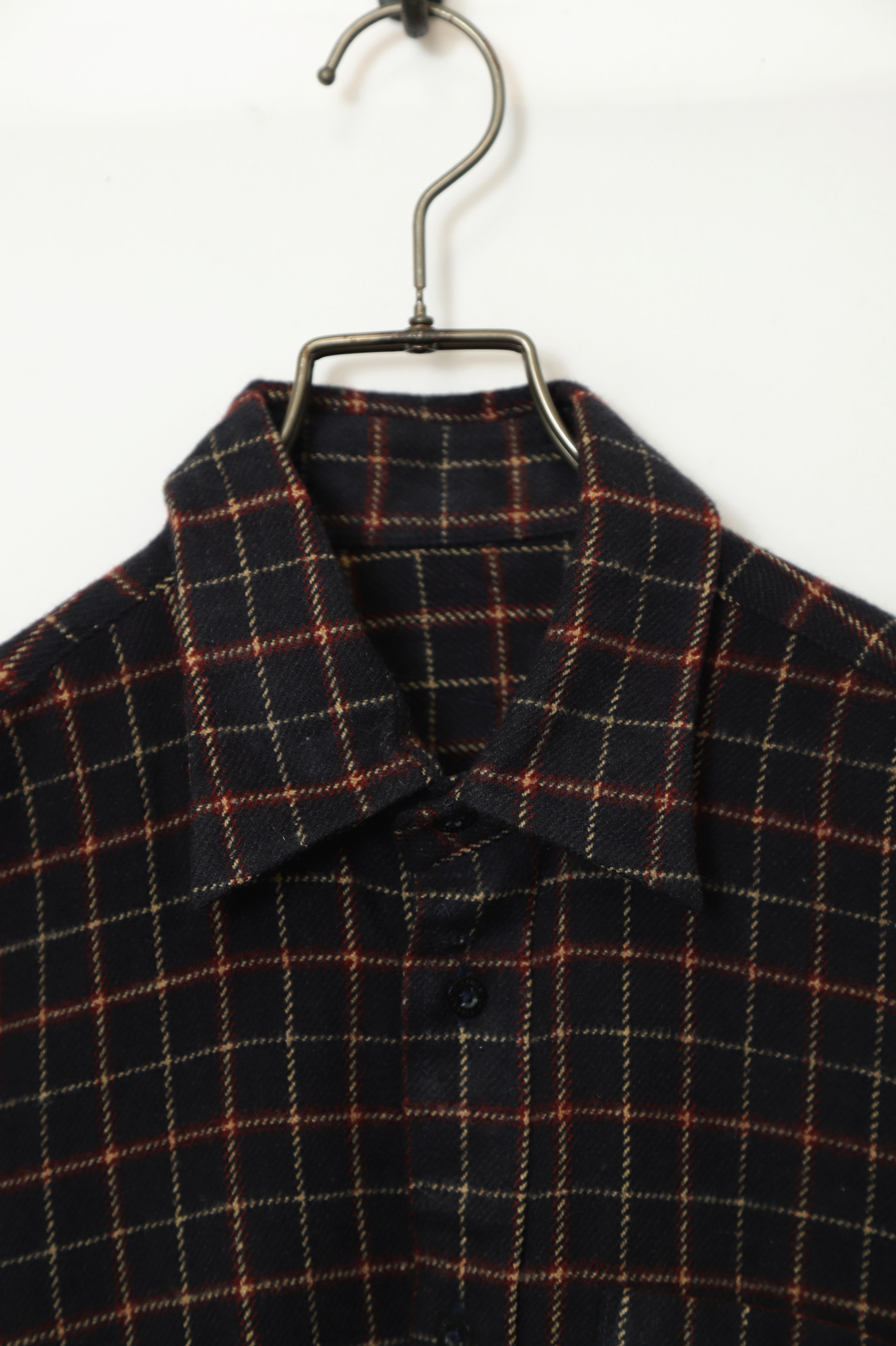 Alternative view of VINTAGE WOOLY CHECK CPO JACKET/L