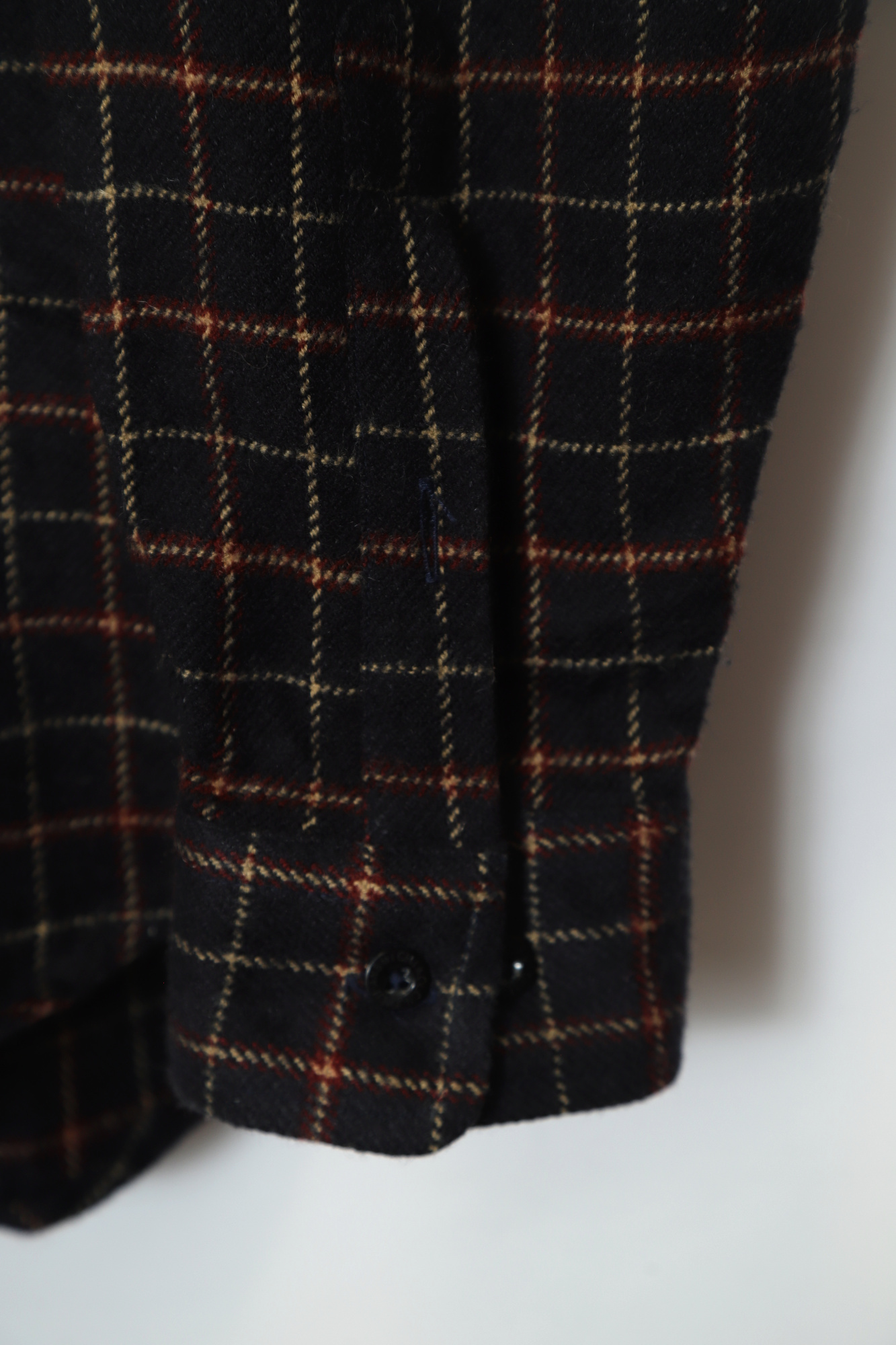 VINTAGE WOOLY CHECK CPO JACKET/L - 画像 (4)