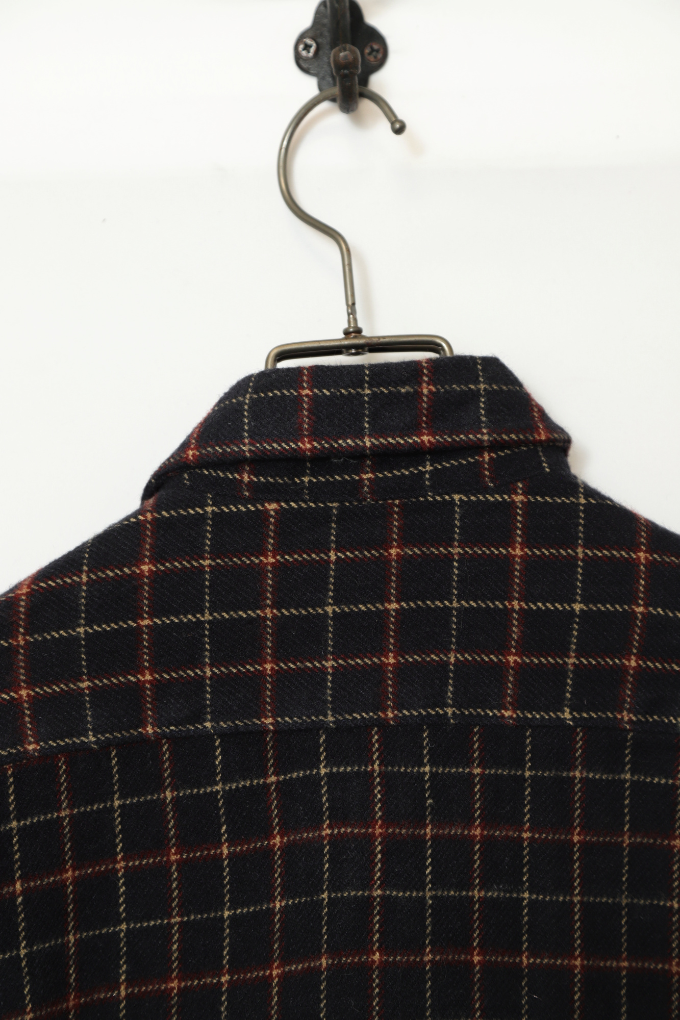 VINTAGE WOOLY CHECK CPO JACKET/L - 画像 (7)
