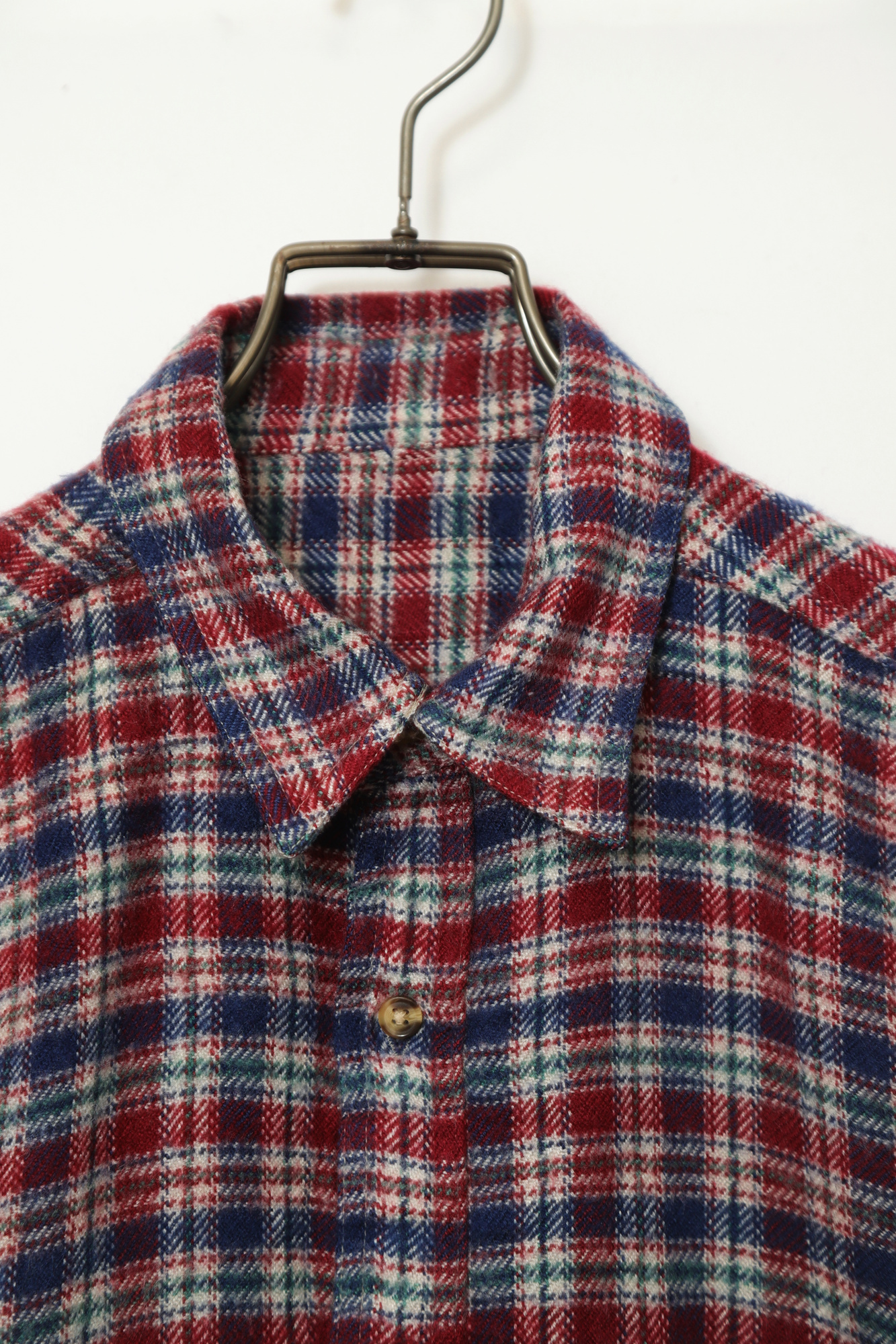 Alternative view of VINTAGE WOOLY CHECK SHIRT/L