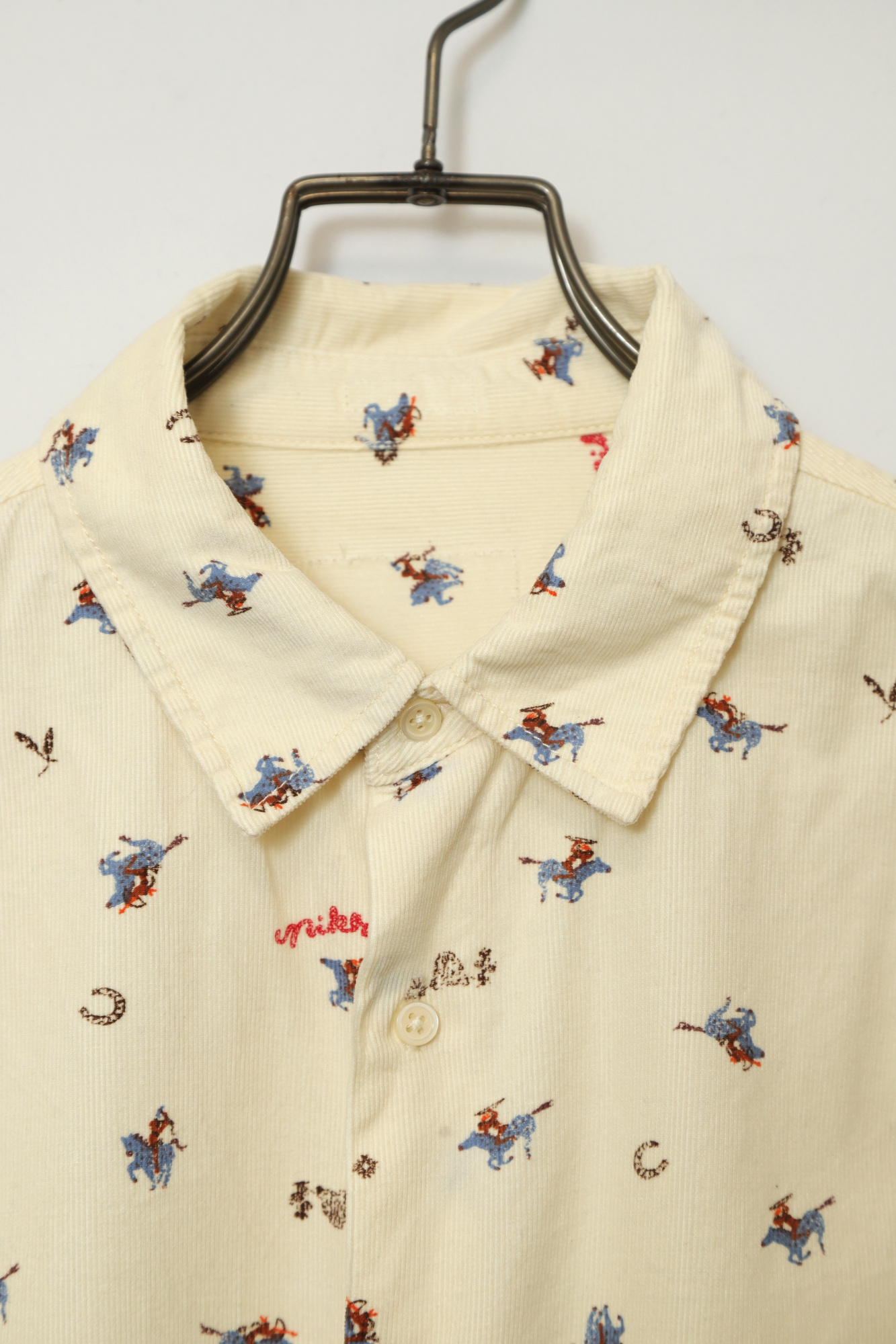 Alternative view of VINTAGE CORDUROY PRINTED SHIRT/XL