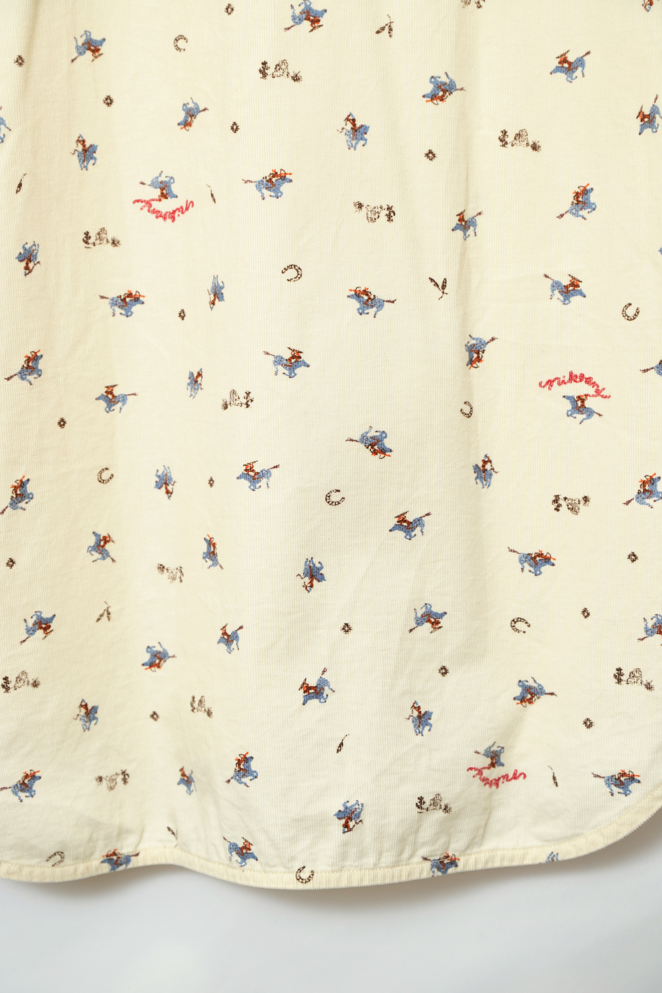 VINTAGE CORDUROY PRINTED SHIRT/XL - 画像 (8)