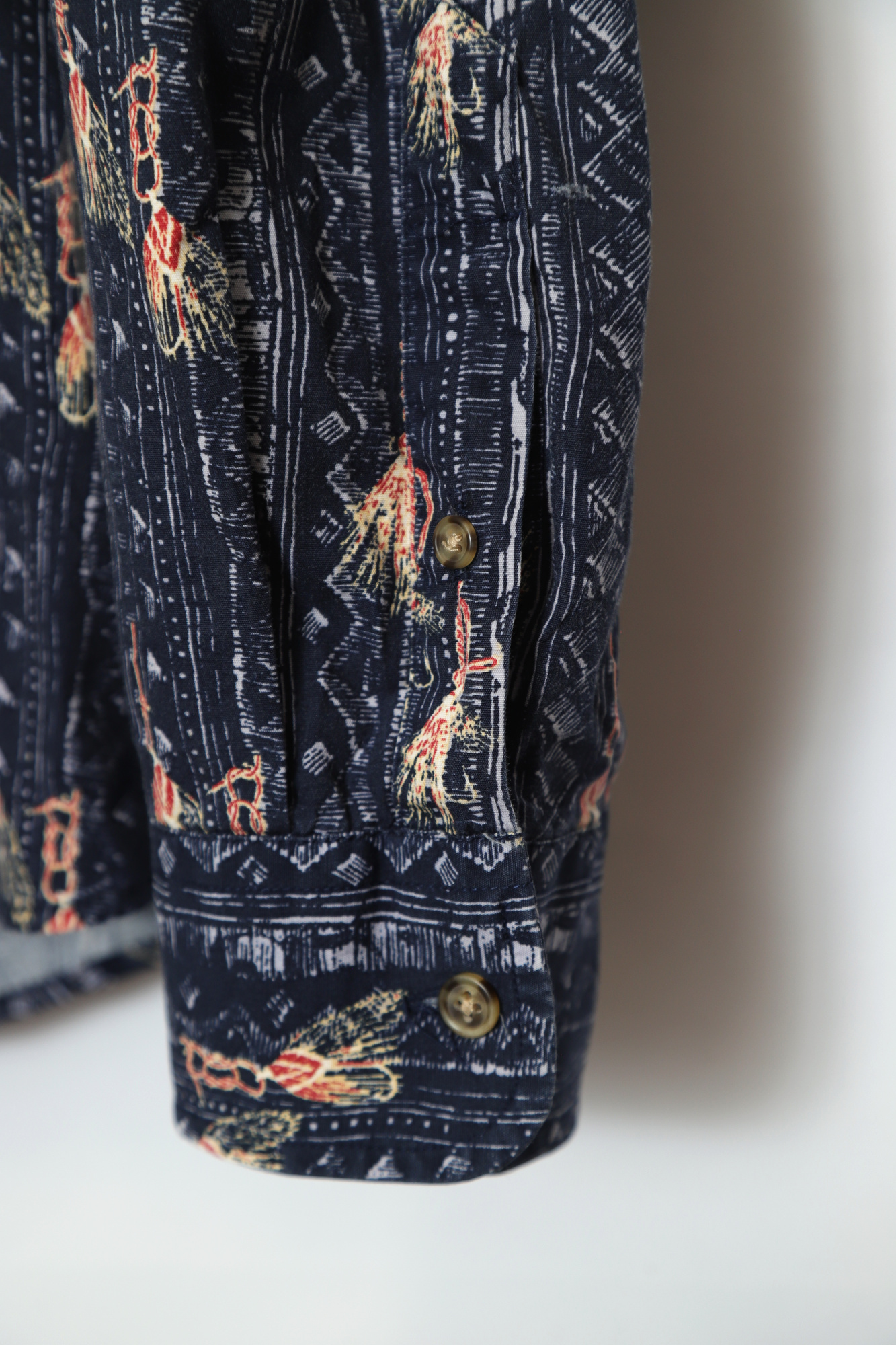 VINTAGE PRINTED SHIRT/XL - 画像 (5)