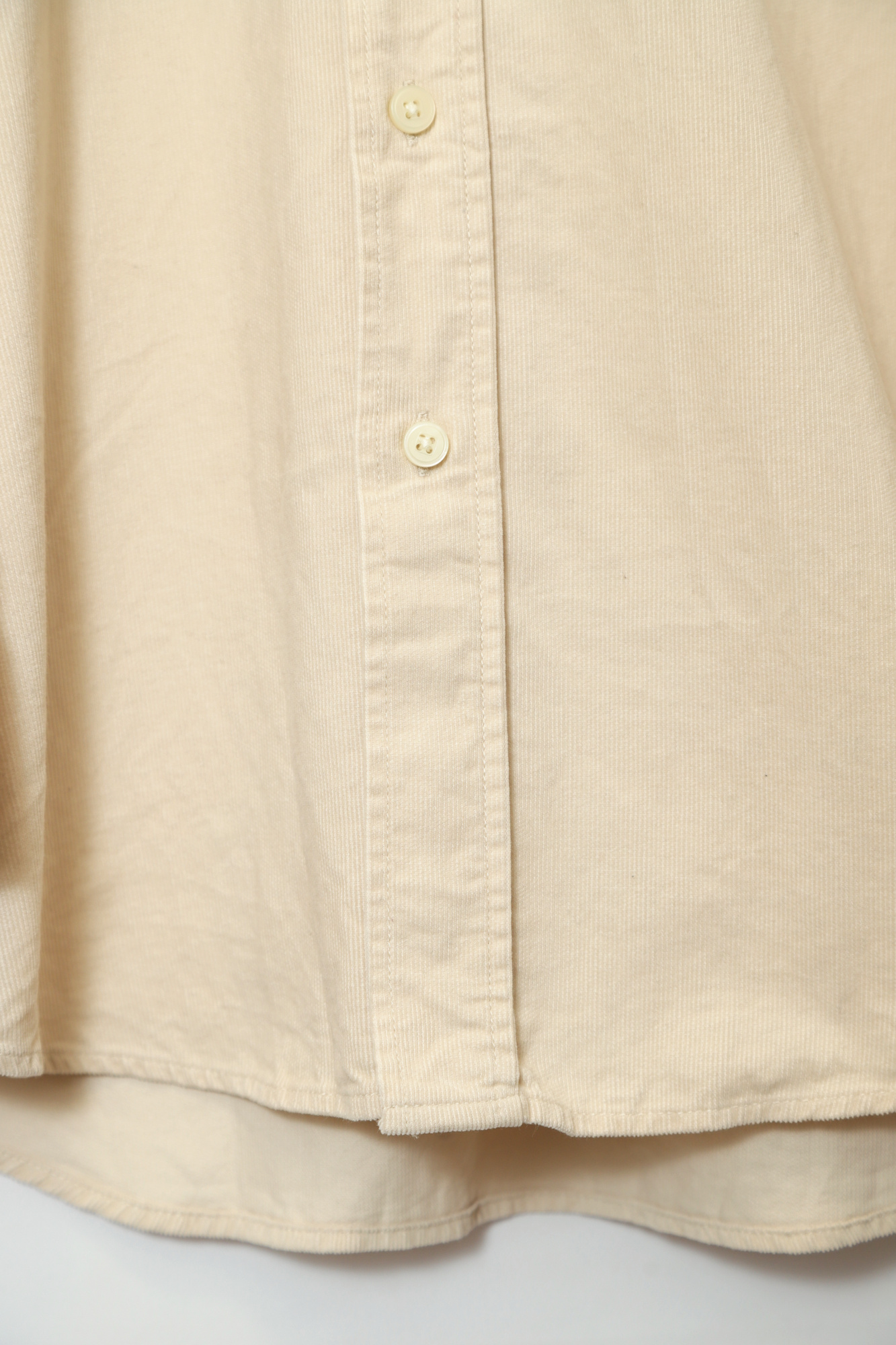 VINTAGE STAND COLLAR CORDUROY SHIRT/L - 画像 (5)