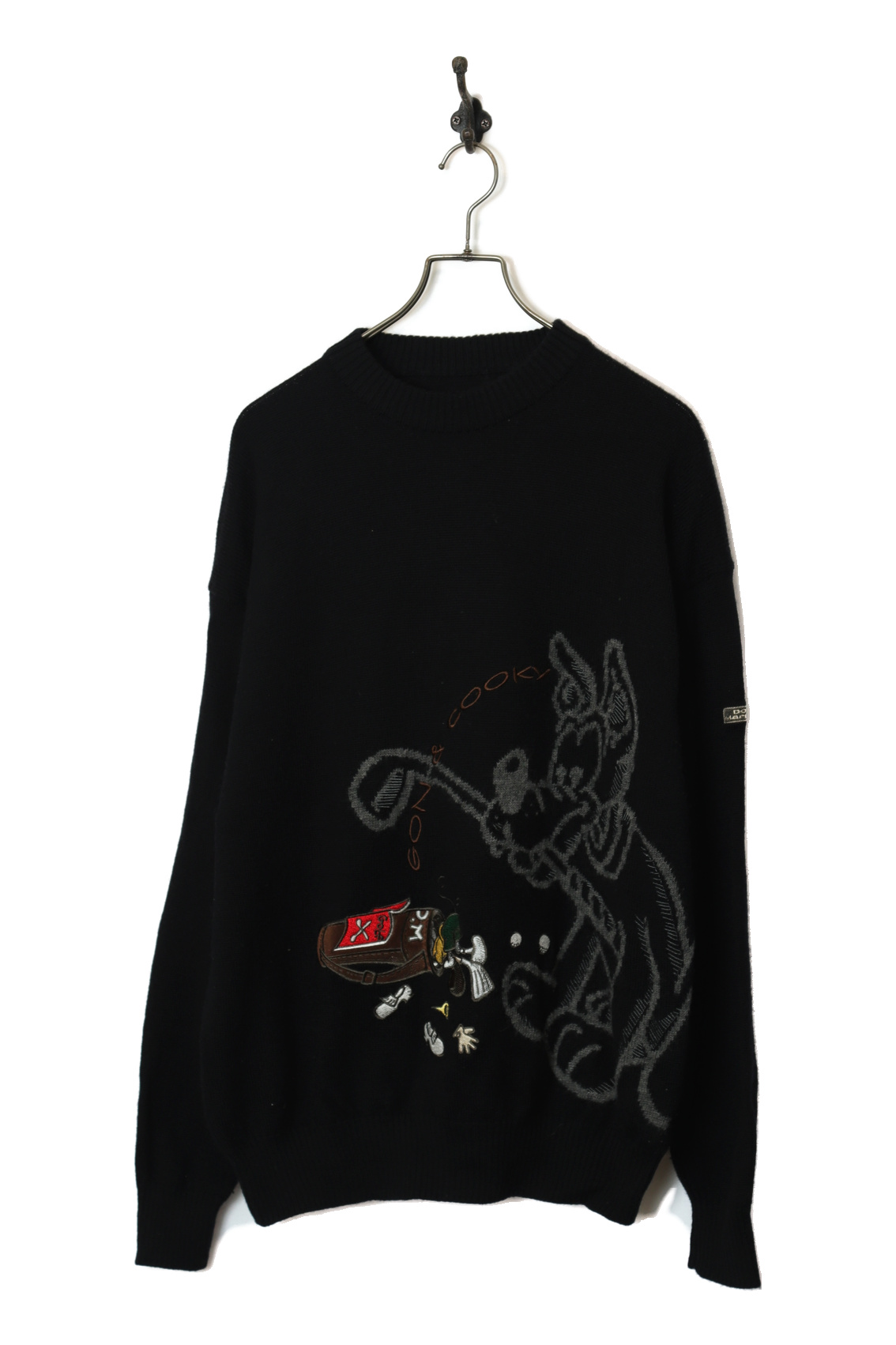 USED EMBROIDERY SWEATER/L