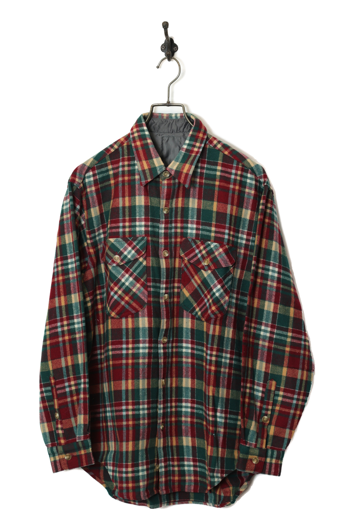 VINTAGE CHECK SHIRT JACKET/M