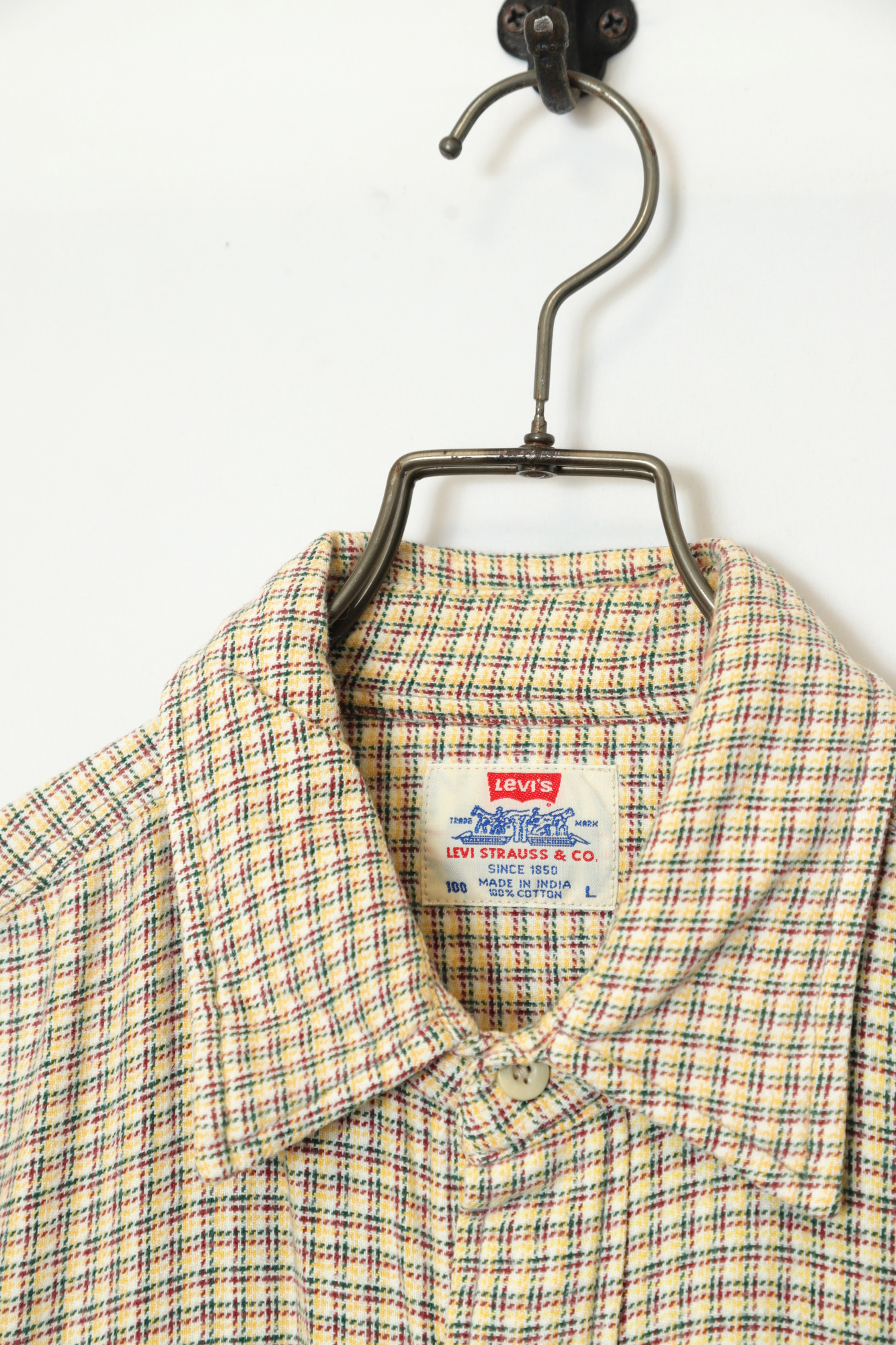 Alternative view of USED LEVI'S CHECK SHIRT/L