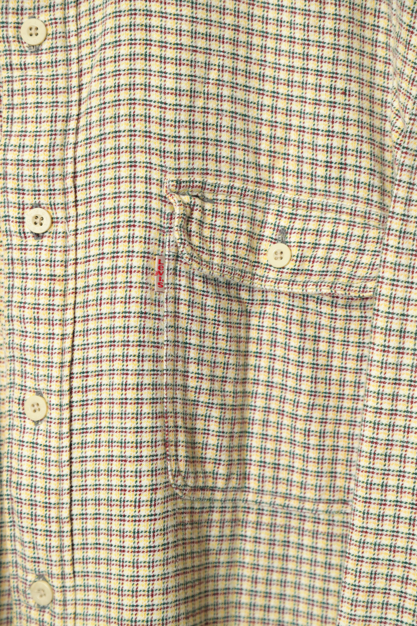 USED LEVI'S CHECK SHIRT/L - 画像 (3)