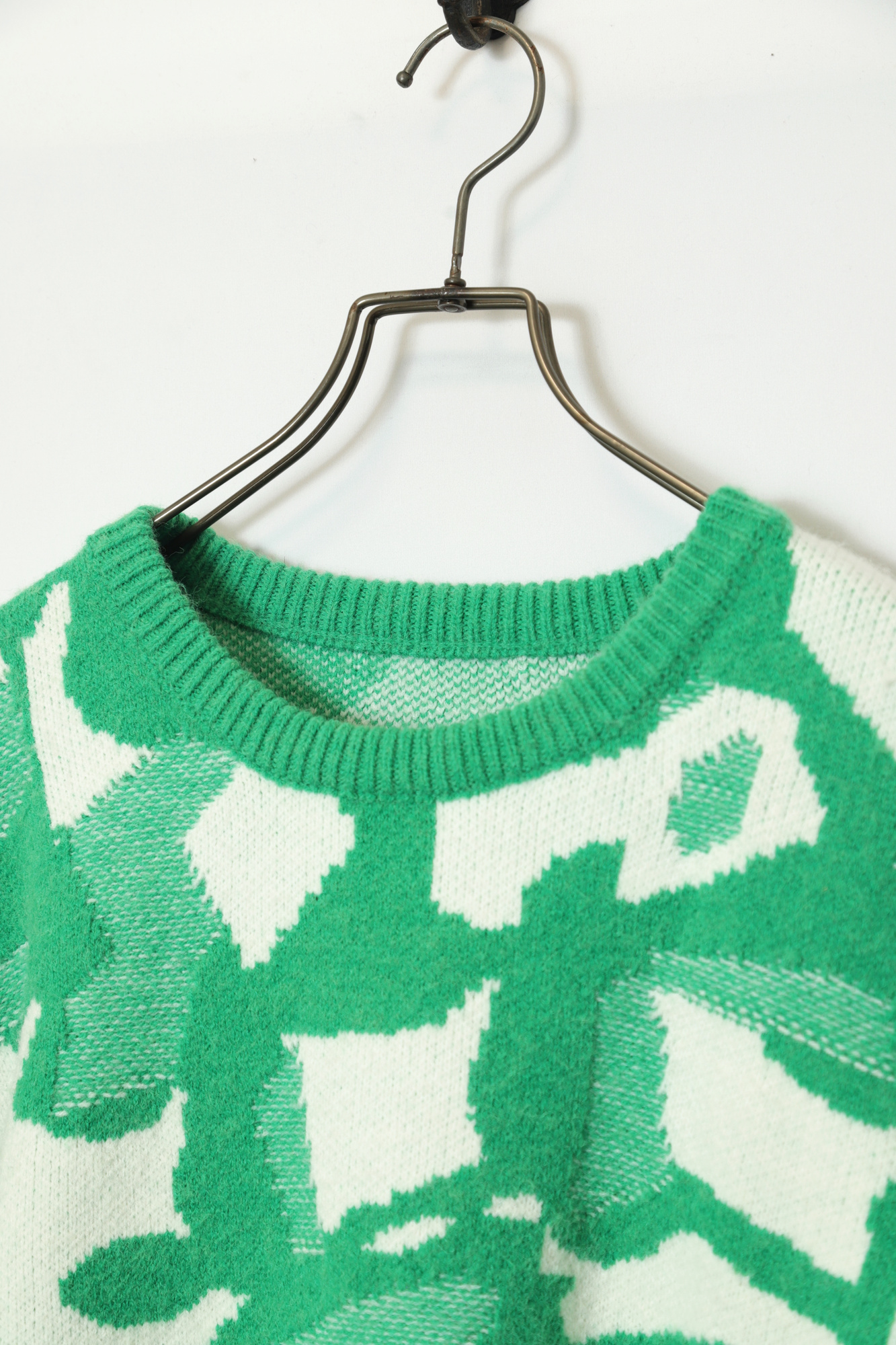 Alternative view of VINTAGE JAQUARD KNIT SWEATER/XL