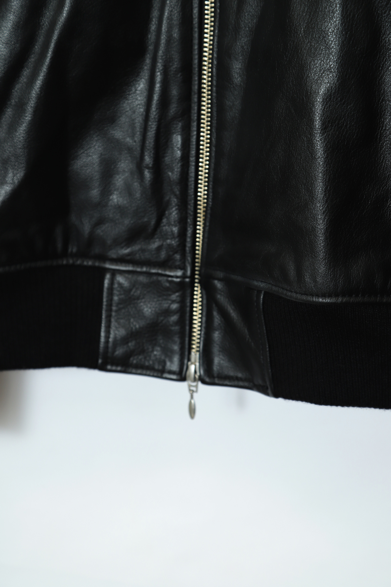 VINTAGE BOMBER LEATHER JACKET/M - 画像 (4)