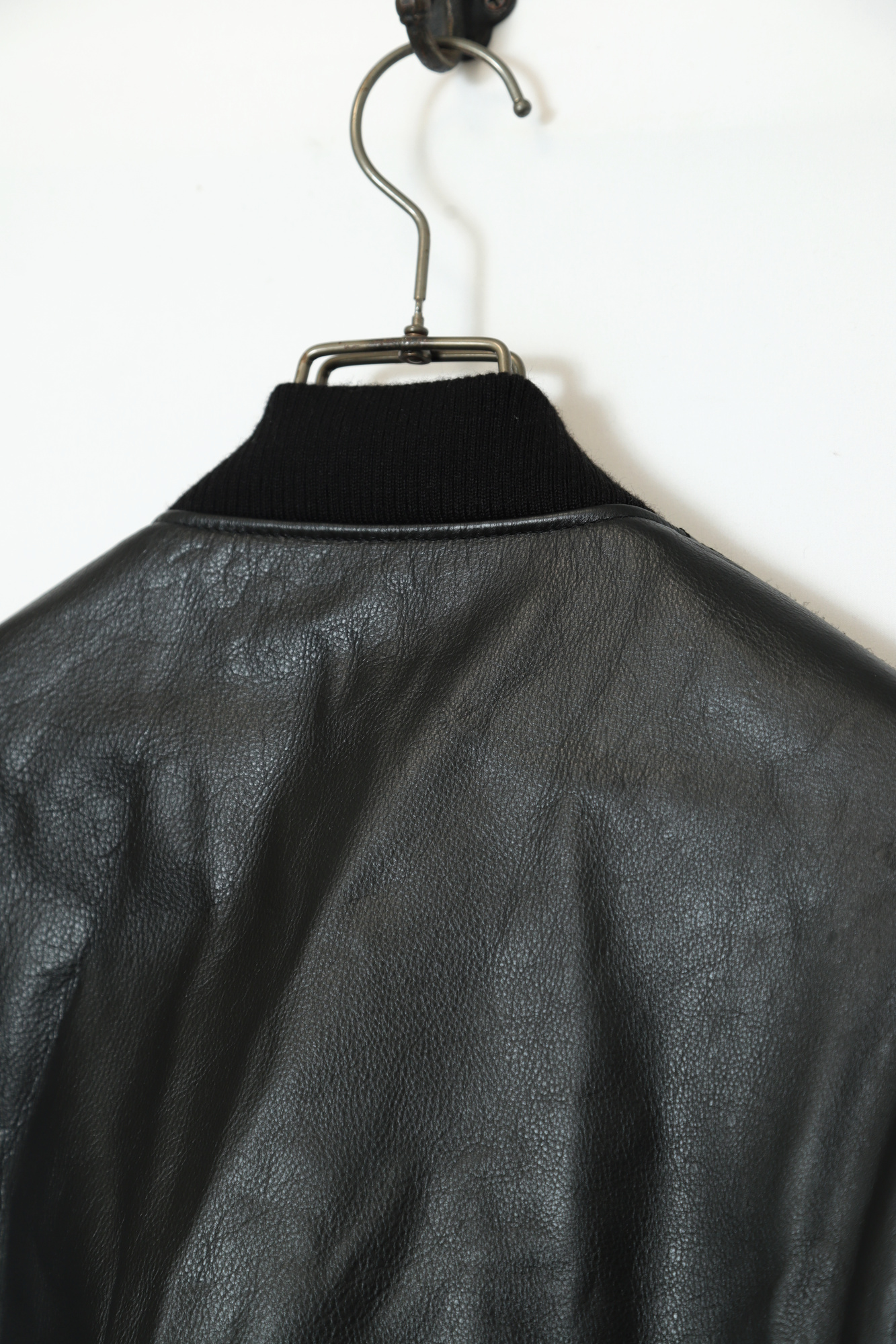 VINTAGE BOMBER LEATHER JACKET/M - 画像 (8)