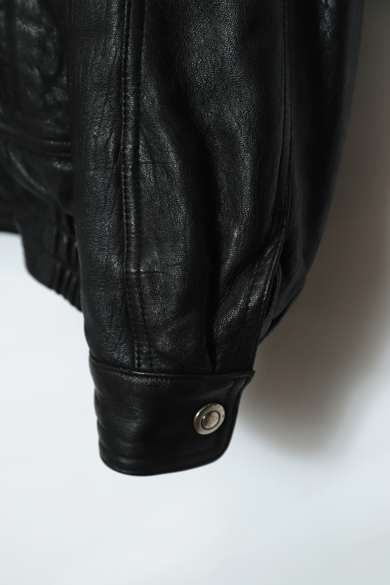 VINTAGE BOMBER LEATHER JACKET/XL - 画像 (5)