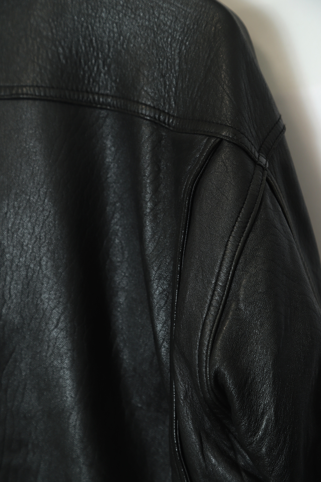 VINTAGE BOMBER LEATHER JACKET/XL - 画像 (11)