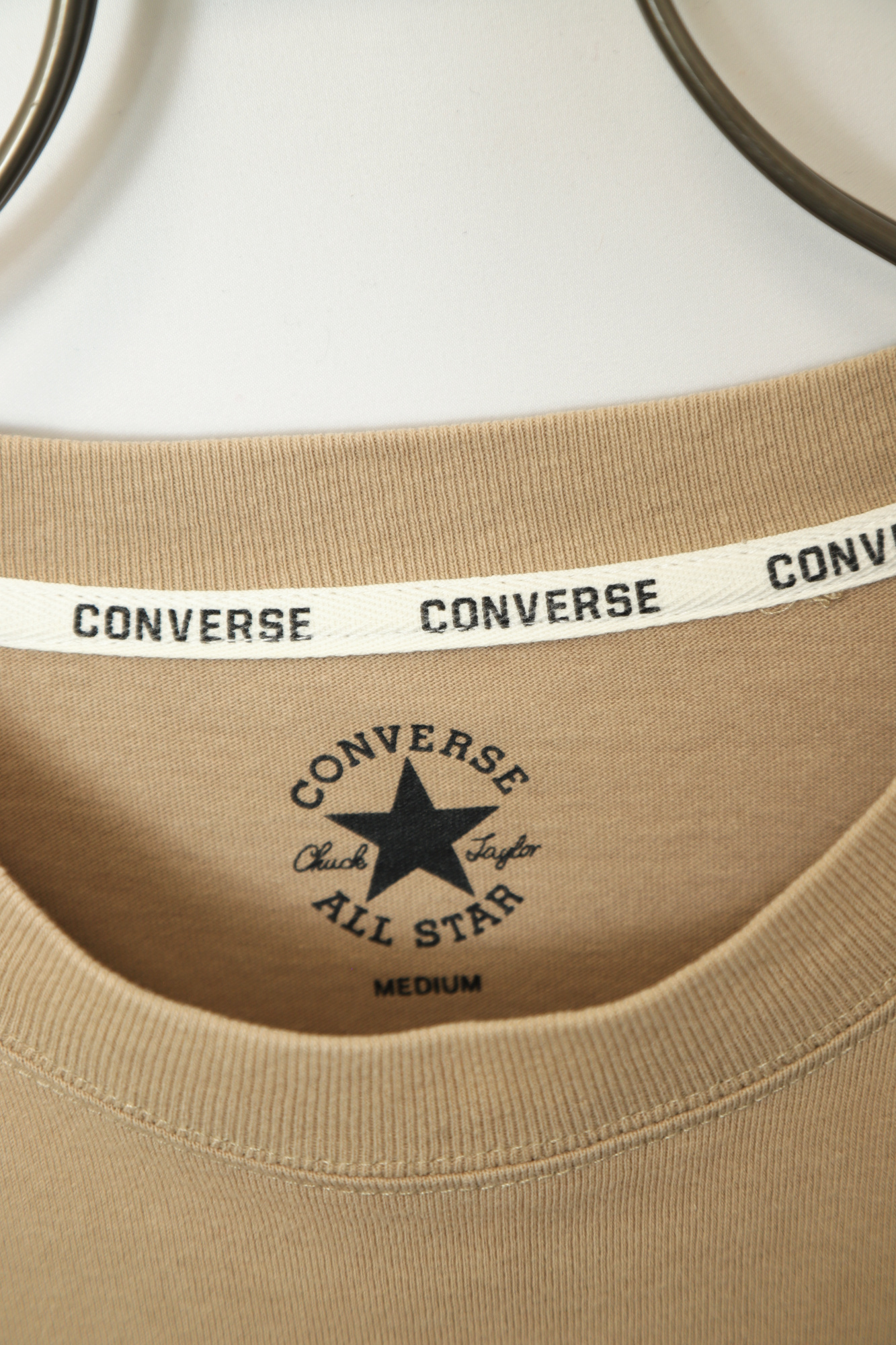 USED CONVERSE PRINTED LONG SLEEVE T-SHIRT/M - 画像 (3)
