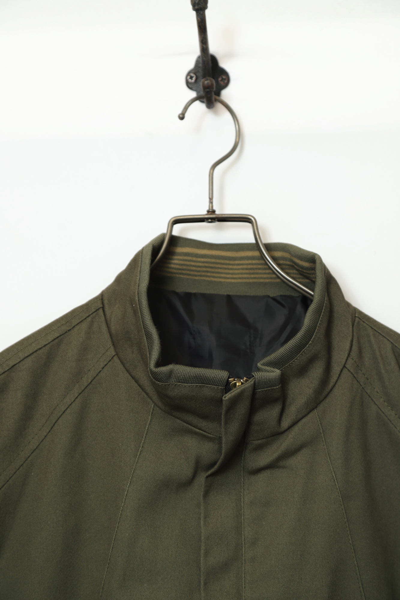 Alternative view of VINTAGE STAND COLLAR BOMBER JACKET/L
