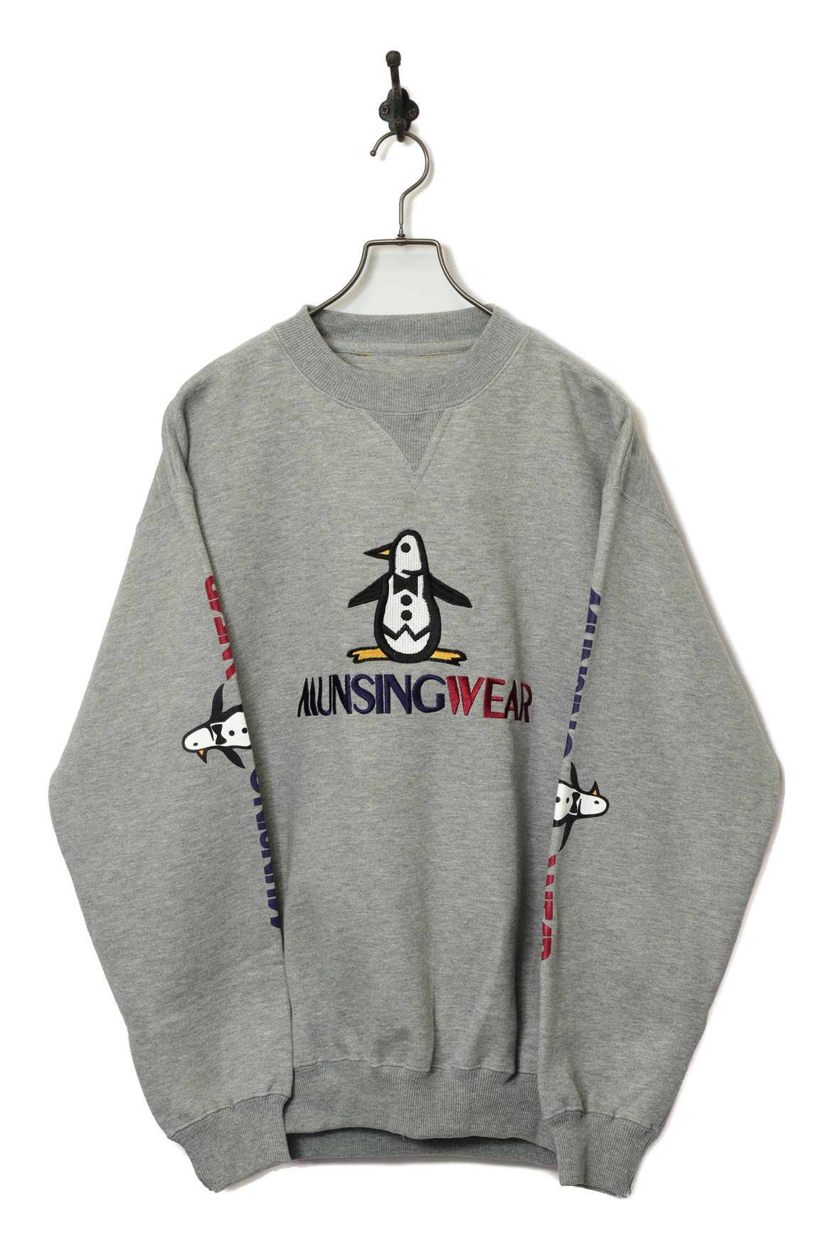 USED MUNSINGWEAR PRINTED SWEAT SHIRT/L
