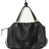 USED COACH LEATHER HAND BAG/F