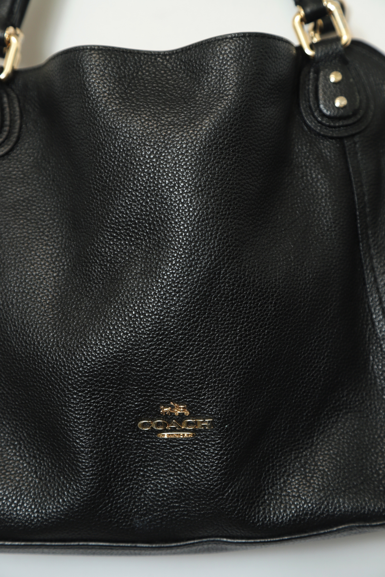 Alternative view of USED COACH LEATHER HAND BAG/F