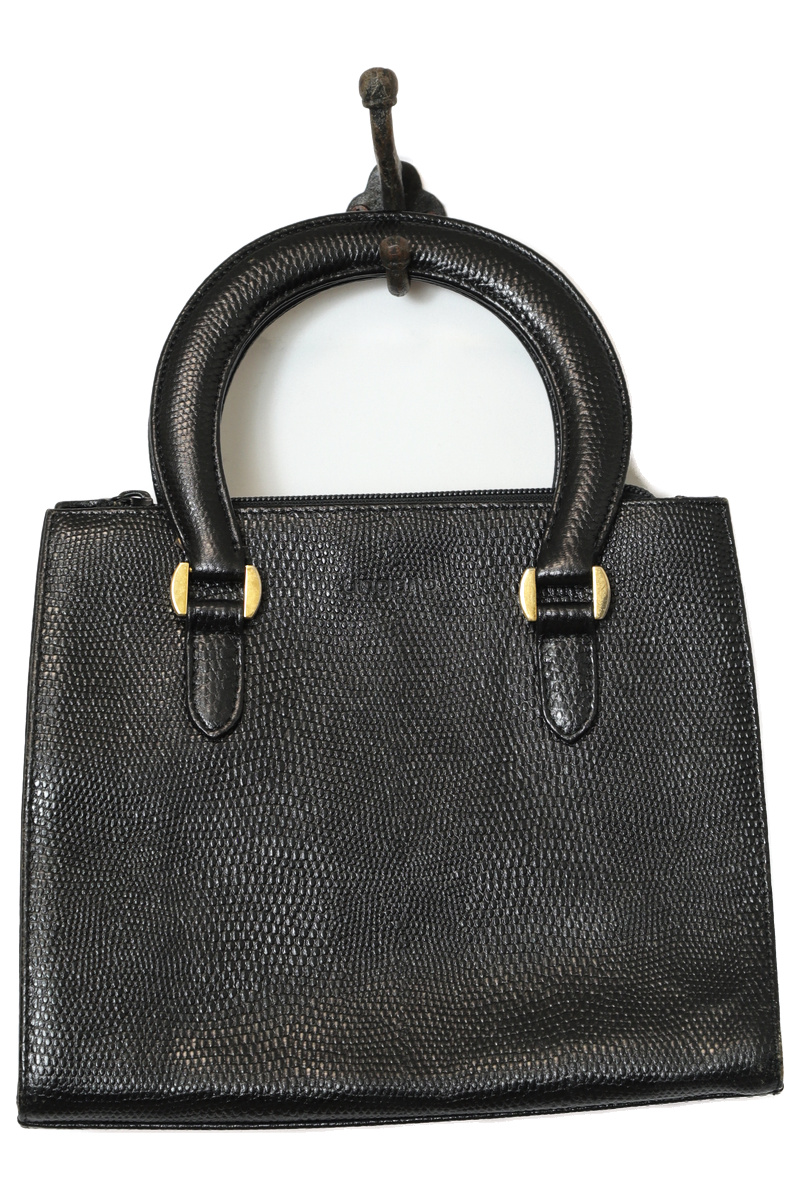 USED UNGARO LEATHER HAND BAG/F