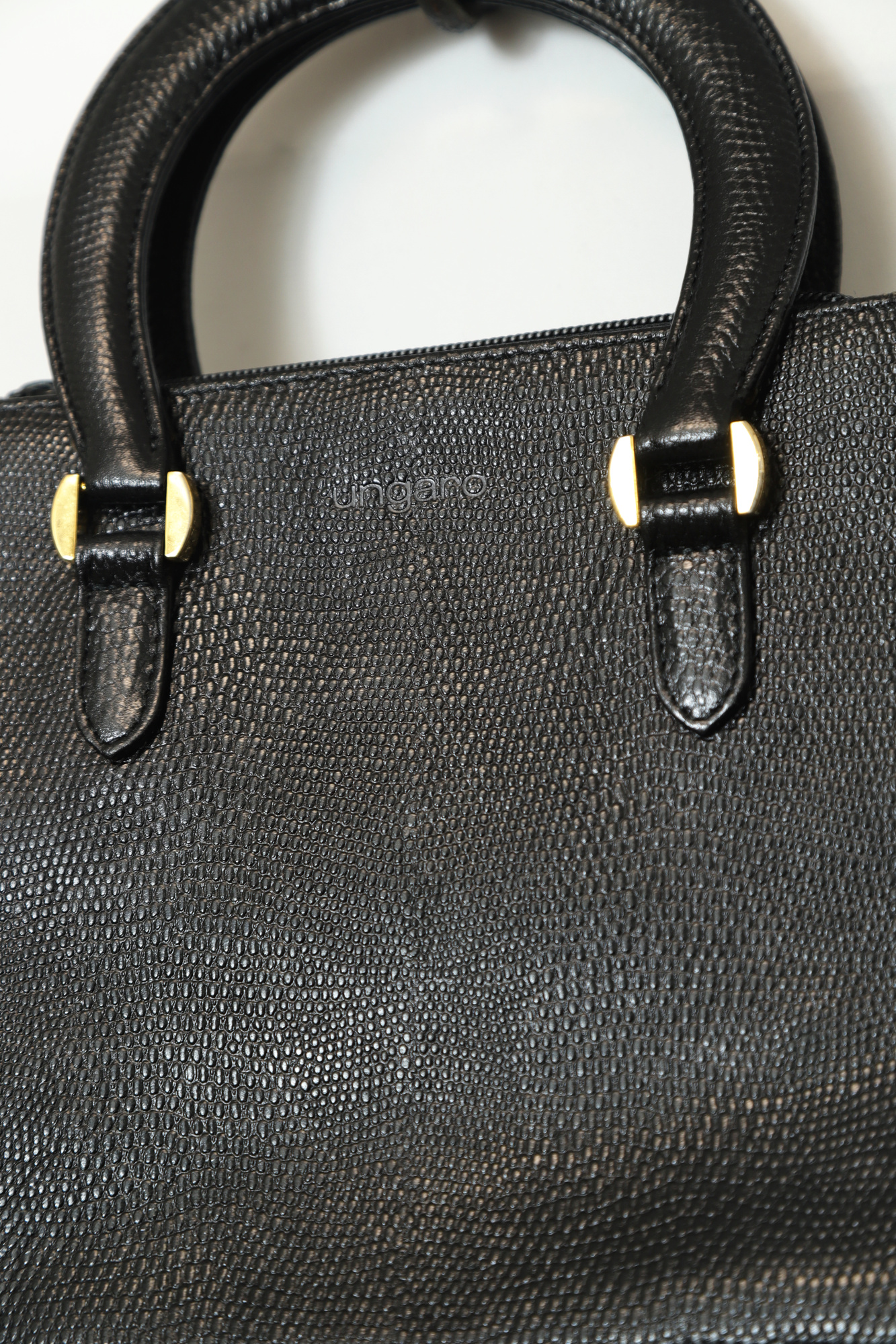 Alternative view of USED UNGARO LEATHER HAND BAG/F