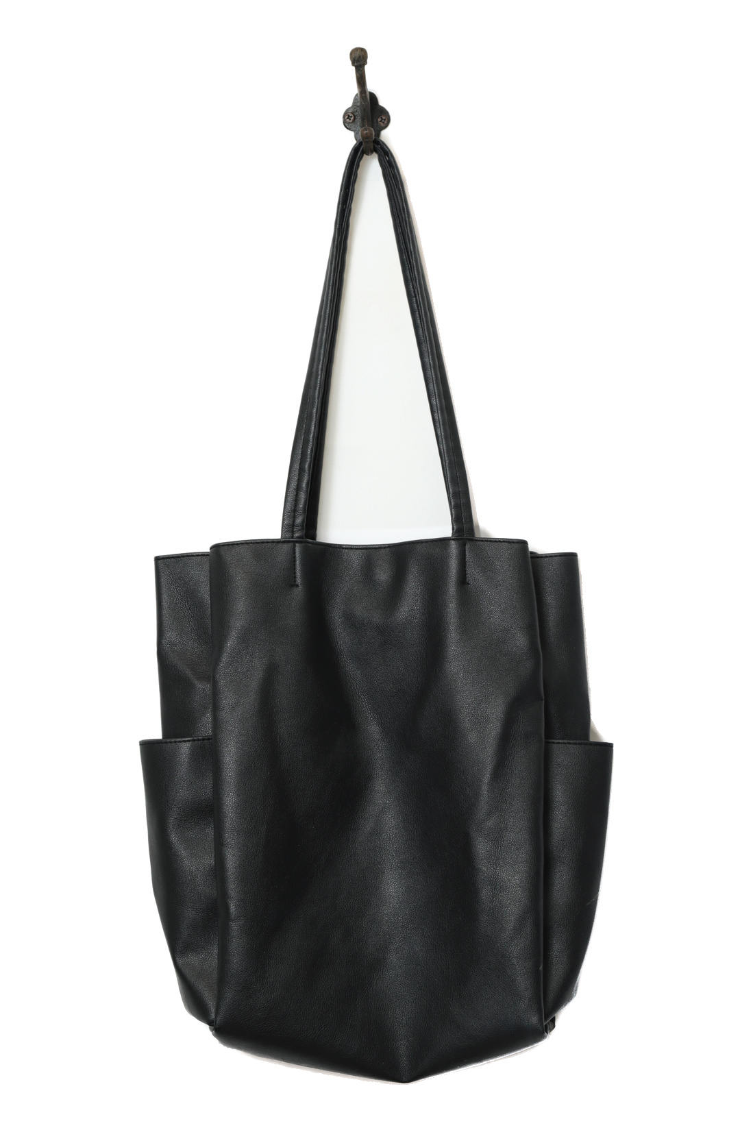 VINTAGE LEATHER HAND BAG/F