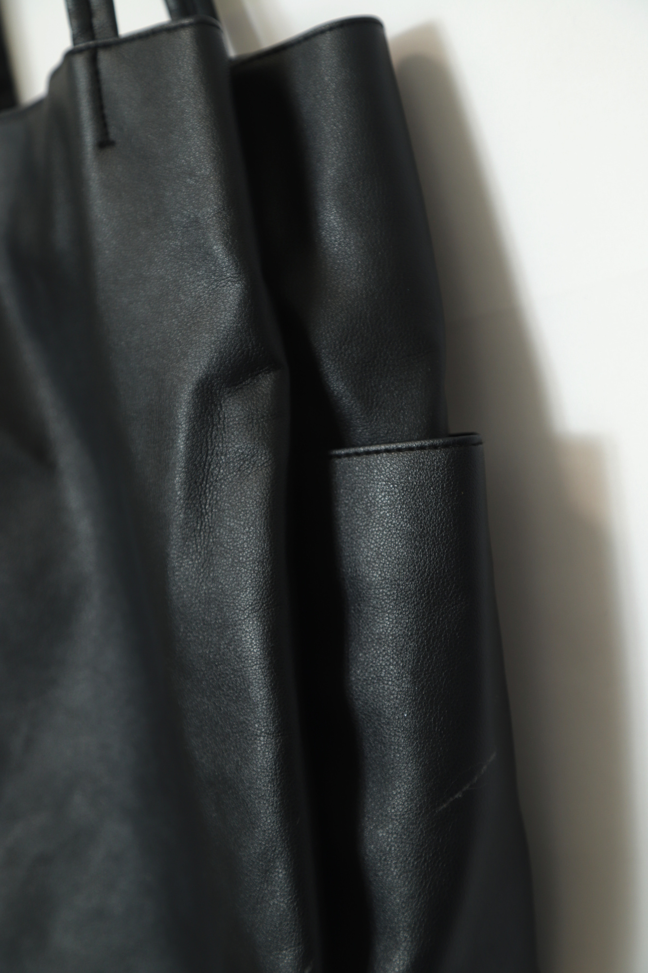 VINTAGE LEATHER HAND BAG/F - 画像 (4)