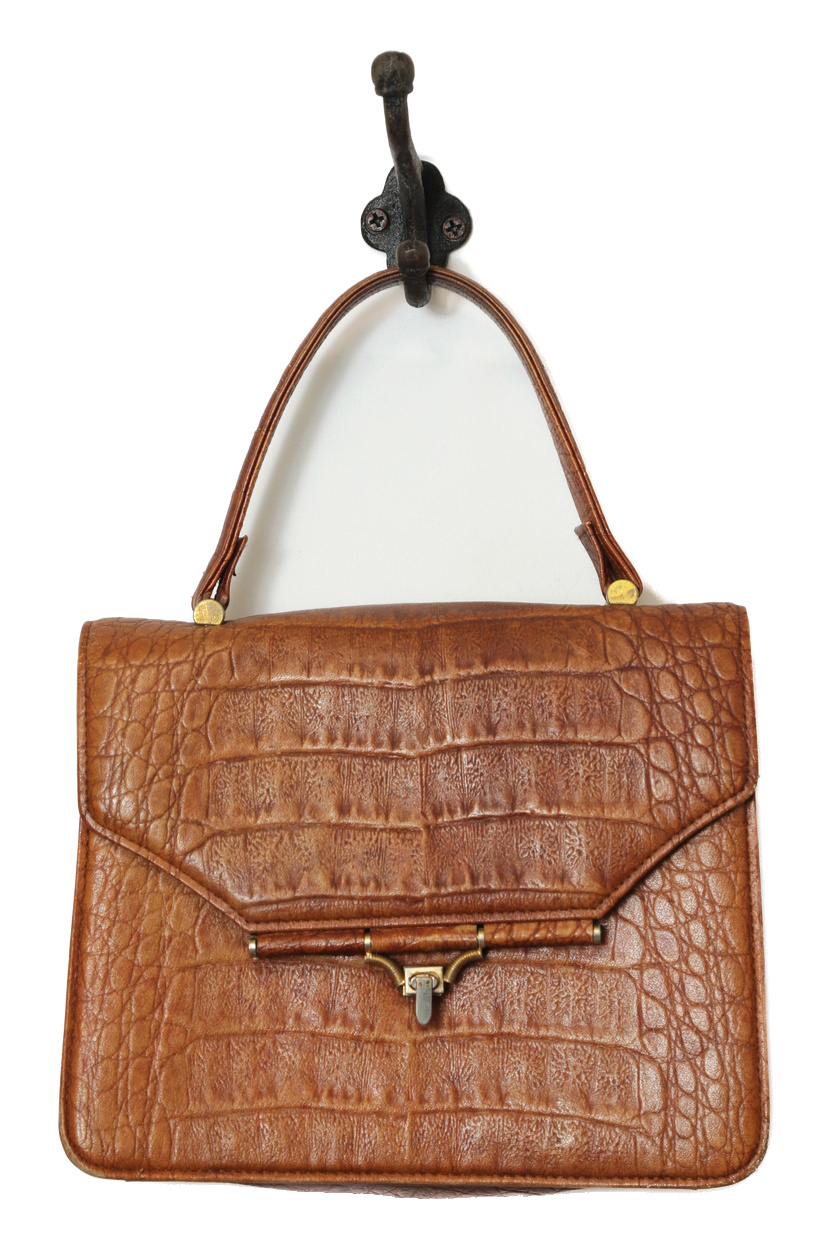 USED LEATHER HAND BAG/F