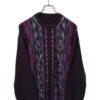 VINTAGE 3D KNITTED SWEATER/M