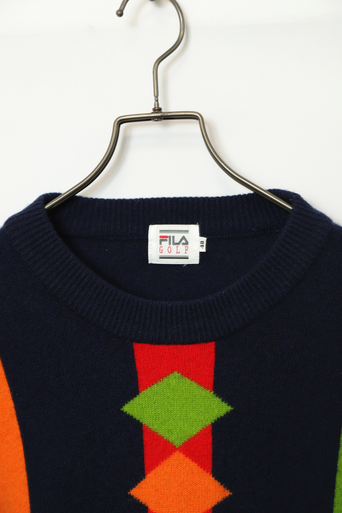 Alternative view of USED FILA DESIGN KNIT SWEATER/M