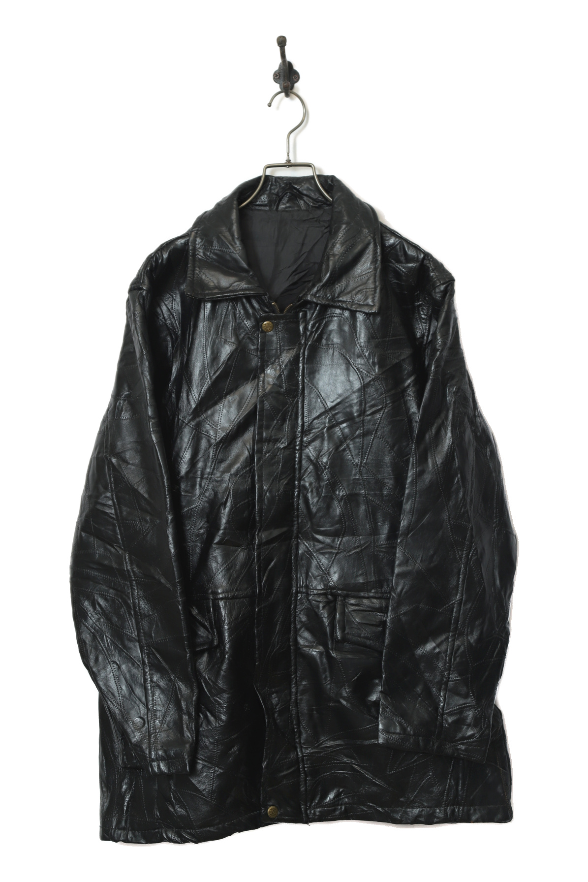 VINTAGE LEATHER JACKET/L