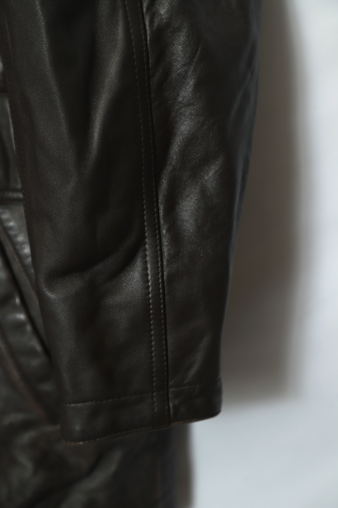 VINTAGE COVERALL LEATHER JACKET/XL - 画像 (4)